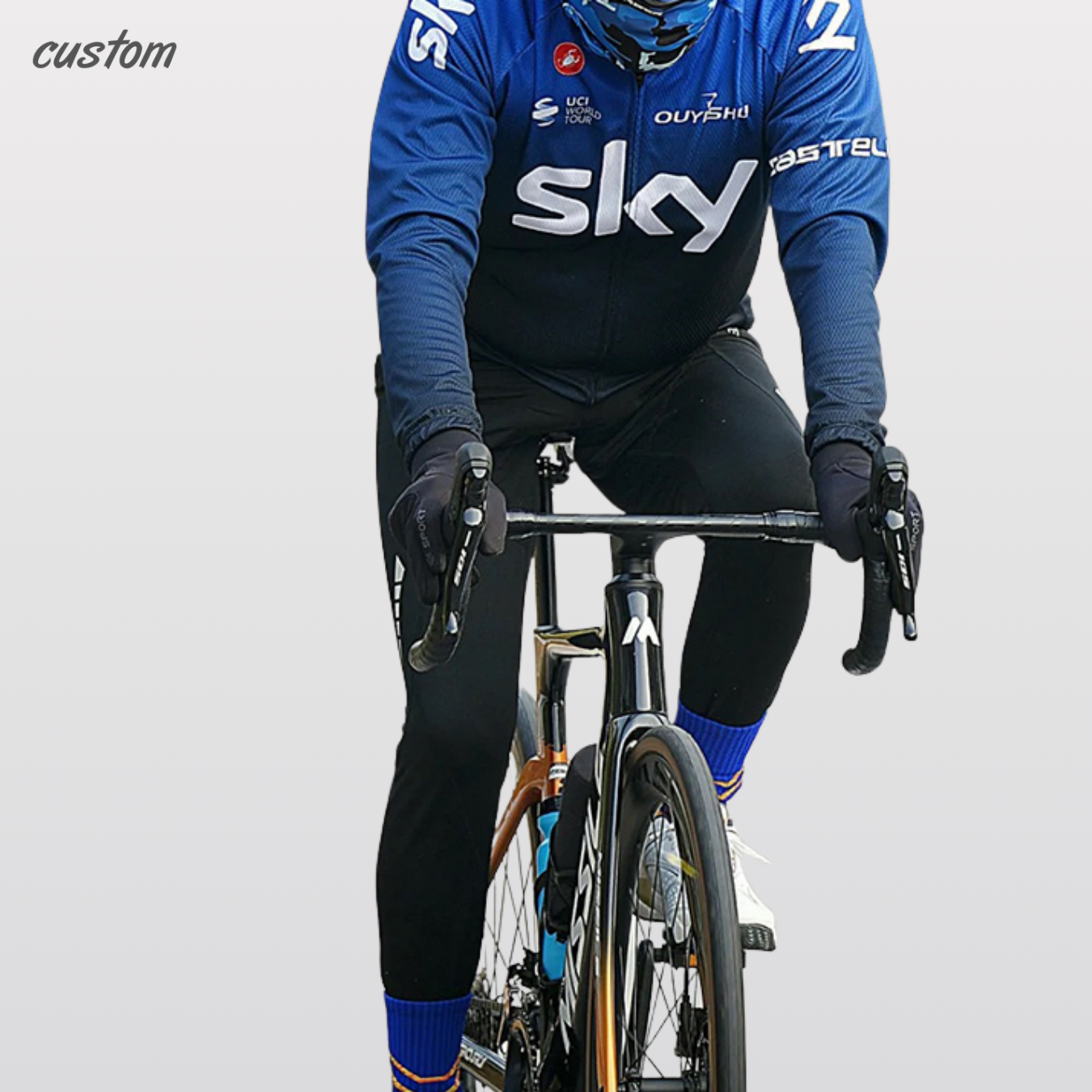 Long-sleeved cycling uniforms, customized team uniforms, mass customization