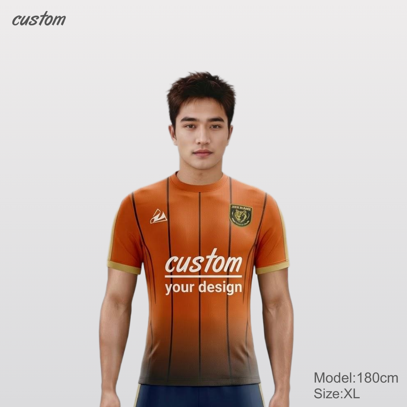 Fully Customizable Sportswear, football suit,  pullover round neck design