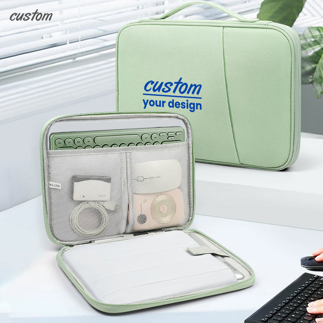 11/13" A must-have for business office travel! iPad portable tablet bag large capacity double protection waterproof wear-resistant