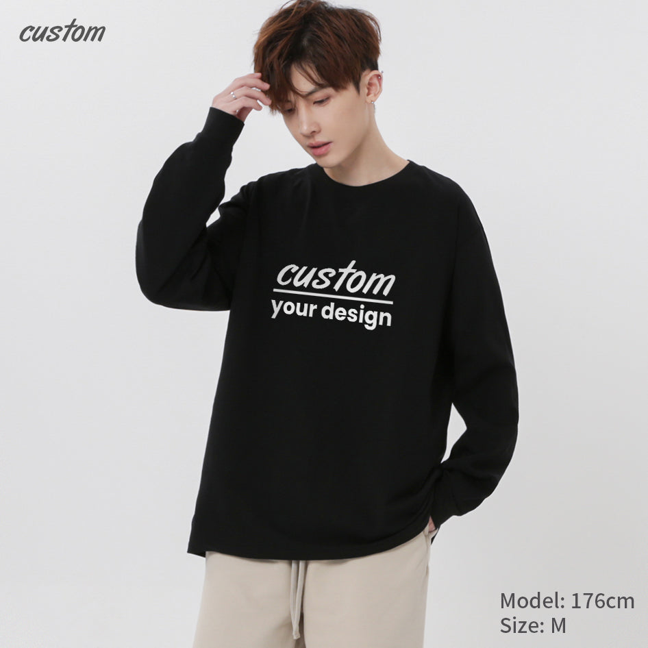 Brand Quality |Long Sleeved T-Shirt Crew Neck Active T-shirt