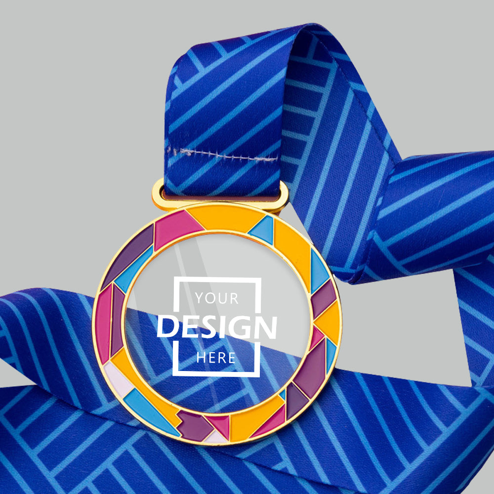 Children’s Colorful Acrylic Medal | Custom Kids Sports or School Award