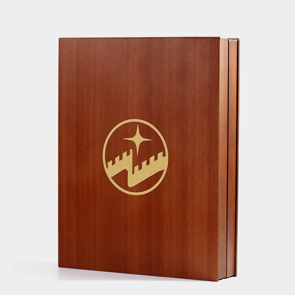 Foldable Solid Wood Plaque Trophy | Custom Wooden Certificate Award Plaque