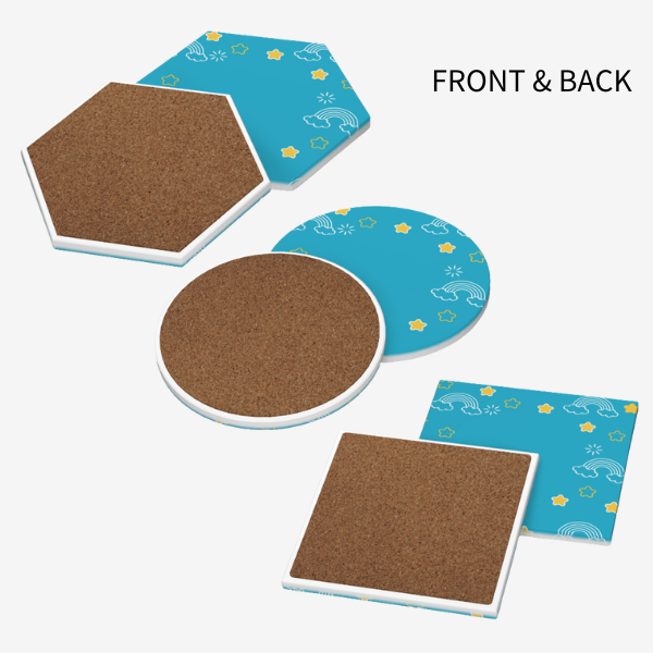 Coaster Set Size Stylish 6-Piece Coaster Set | Water-Absorbing & Durable – customHK