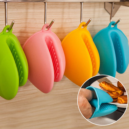 Silicone insulating gloves, cute style, macaron color