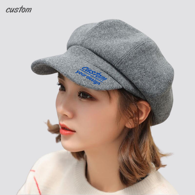 [Summer hot product] Korean version of Ins style solid color beret Summer breathable dome hat Sun shading and fashionable