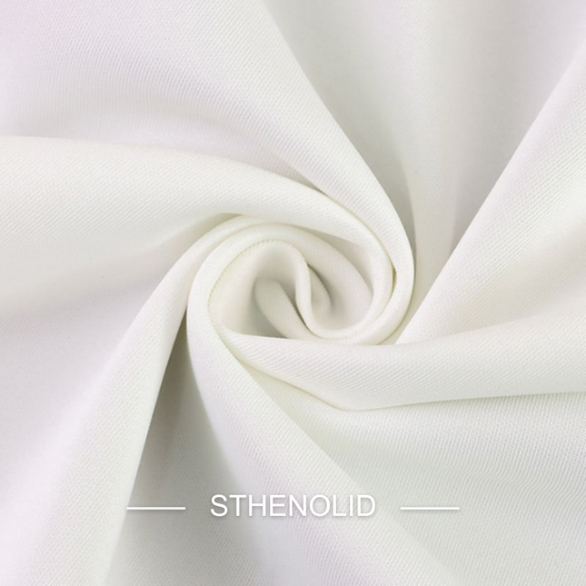 Sthenolid Blend of Cotton Polyester and Elastic Thick and Stretchy