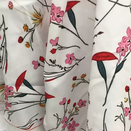 Polyester shirt fabric casual digital printing fabric customization