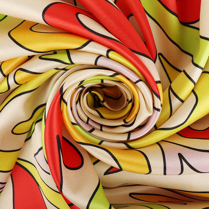 Satin Estraga printed fabric