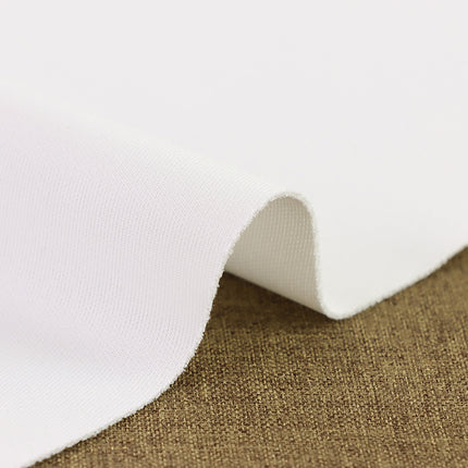 Sthenolid Blend of cotton, polyester and elastic; thick and stretchy