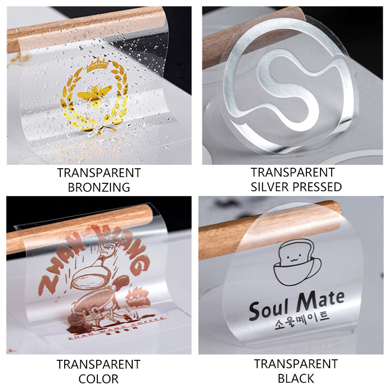 Transparent Sticker,Personalized Vinyl Custom Clear Labels, Any Size W ...