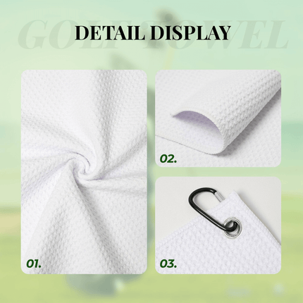 Quick-Dry Golf Towel – Clip-On & Ultra Absorbent