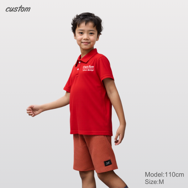 Brand Quality |Kids Polo Shirt,Custom Polo Shirt for Kids,Text or Logo T-Shirt