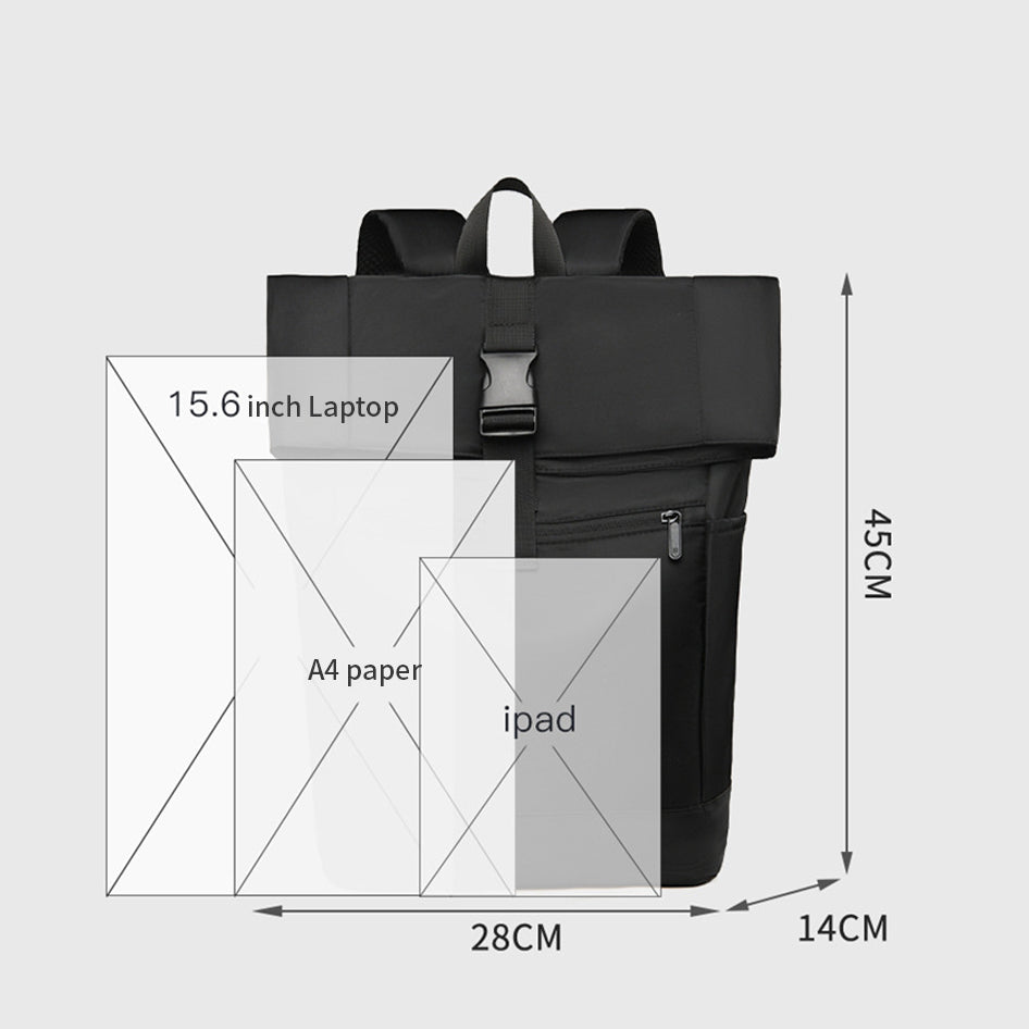 Waterproof and wear-resistant Oxford cloth backpack | Support LOGO customization | Large capacity storage | Business and leisure dual-purpose