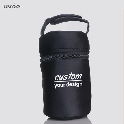 Portable baby thermal bag | Polyester fiber inner layer | Universal bottle and milk powder