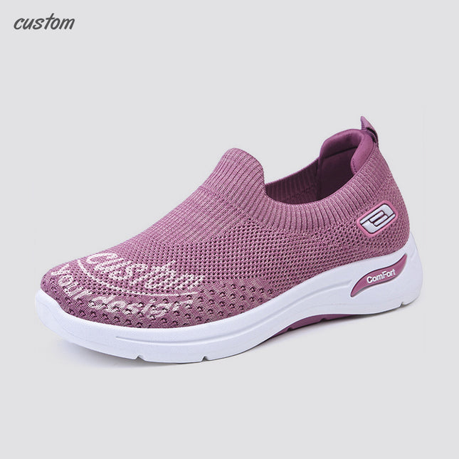 Customized lazy shoes, pull-on design, injection molded anti-slip sole, lightweight and versatile, suitable for work and leisure
