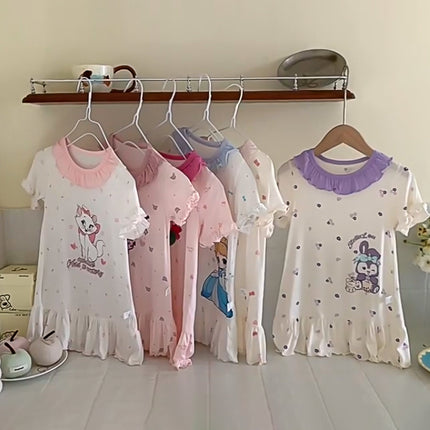 【Customized】Cool summer-95.6% recycled fiber children's nightgown