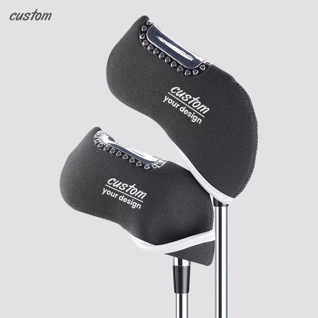 Commercial customized golf club cover 10 pieces visible rod size lightweight protective cover