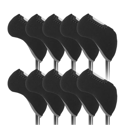 Commercial customized golf club cover 10 pieces visible rod size lightweight protective cover