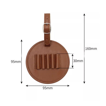 Customized golf tee leather case for hanging style, exclusive business gift
