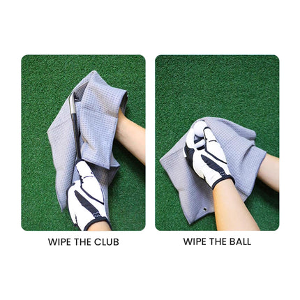 Customized golf towel rub cloth, waffle checker quick and dry