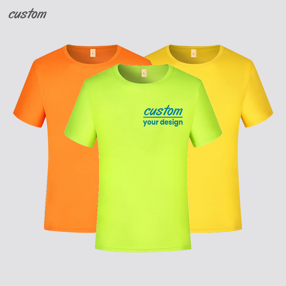 【Cool summer】Small checkered breathable T-shirt light and quick-drying, not stuffy, dual use for outdoor sports/day wear