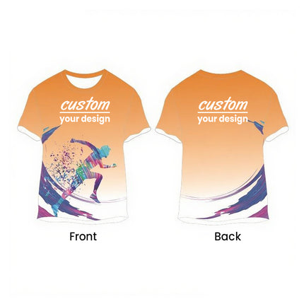 Customized marathon suit quick-drying T-shirt Sports running team suit Team activity selection