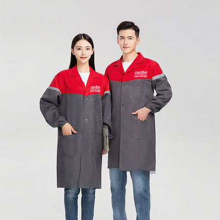 Group custom machined clothing available in three colors Comfortable and breathable work clothes Wear-resistant and dirty-resistant work clothes