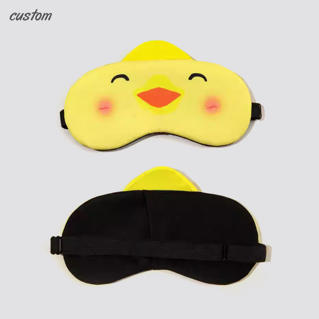 【Customized】Children's ice pack cartoon eye mask soothes eye fatigue Solid color sleep eye mask Solid color sleep eye mask