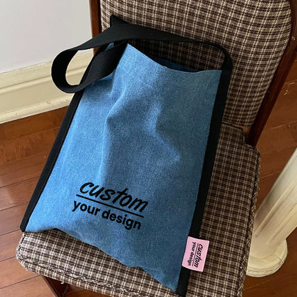 Customized Canvas Bag with Logo - Large Capacity Heavy-duty Bulk Order  Premium Handbag