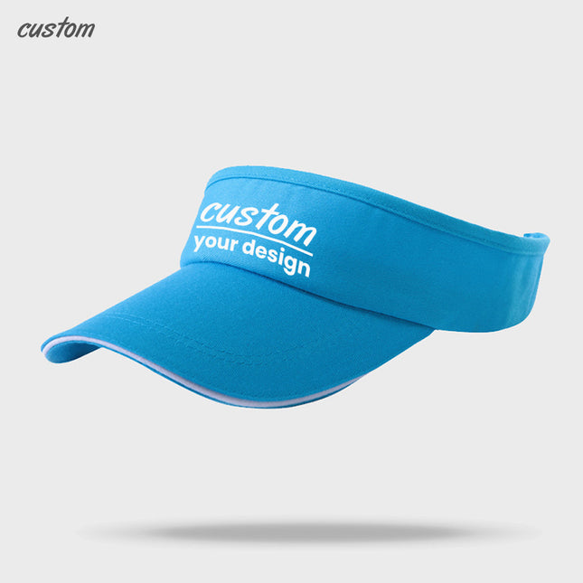 Breathable Cotton Sports Visor – Adjustable & Sun-Proof