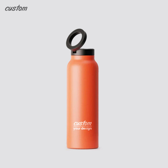 304 Magnetic Insulated Bottle – 800ML Adjustable Phone Mount & Dual Steel