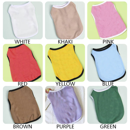 Customized thin spring and summer pet clothing